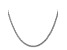 14k White Gold 3mm Parisian Wheat Chain 18 Inches