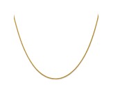 14k Yellow Gold 0.95mm Parisian Wheat Chain 24 Inches