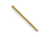 14k Yellow Gold 0.95mm Parisian Wheat Chain 24 Inches