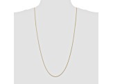 14k Yellow Gold 0.95mm Parisian Wheat Chain 30 Inches