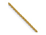 14k Yellow Gold 1.2mm Parisian Wheat Chain 20 Inches