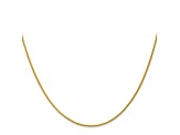 14k Yellow Gold 1.2mm Parisian Wheat Chain 24 Inches