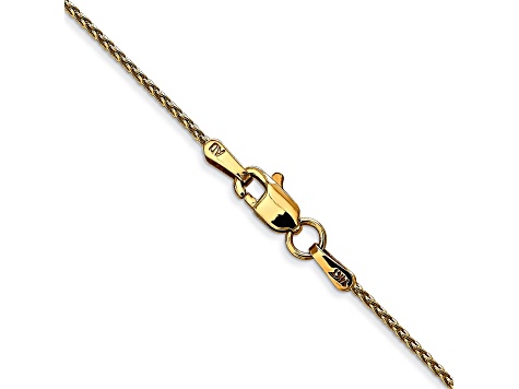 14k Yellow Gold 1.2mm Parisian Wheat Chain 24 Inches