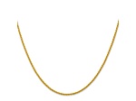 14k Yellow Gold 1.5mm Parisian Wheat Chain 18 Inches