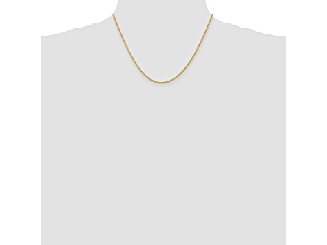 14k Yellow Gold 1.5mm Parisian Wheat Chain 18 Inches