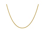 14k Yellow Gold 1.5mm Parisian Wheat Chain 30 Inches