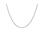 14k White Gold 1.5mm Parisian Wheat Chain 18 Inches