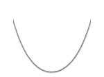 14k White Gold 1.5mm Parisian Wheat Chain 30 Inches
