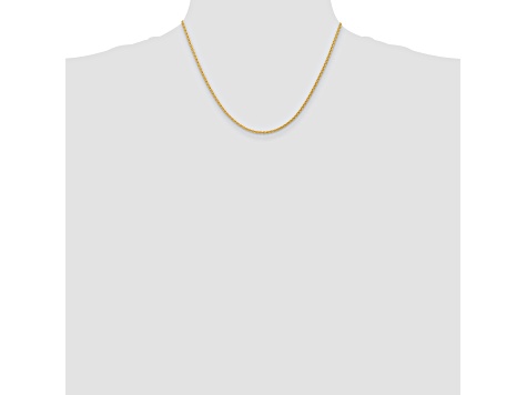 14k Yellow Gold 1.75mm Parisian Wheat Chain 18 Inches