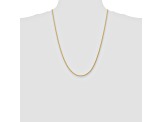 14k Yellow Gold 1.75mm Parisian Wheat Chain 24 Inches