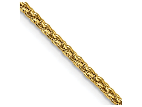 14k Yellow Gold 1.75mm Parisian Wheat Chain 30 Inches