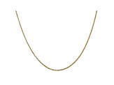 14k Yellow Gold 1.15mm Rolo Pendant Chain 20 Inches