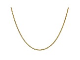 14k Yellow Gold 1.5mm Mariner Link Chain 16 inch