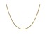 14k Yellow Gold 1.5mm Mariner Link Chain 18 inch