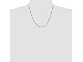 14k Yellow Gold 1mm Cable Chain 20 Inches
