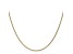 14k Yellow Gold 1mm Cable Chain 24 Inches