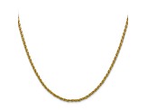 14k Yellow Gold 2.25mm Parisian Wheat Chain 20 Inches