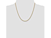 14k Yellow Gold 2.25mm Parisian Wheat Chain 20 Inches