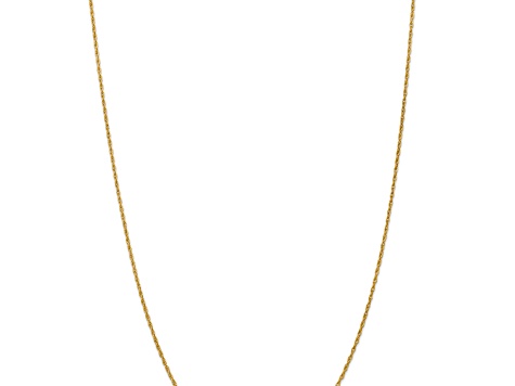 14k Yellow Gold 1.3mm Heavy-Baby Rope Chain 16 Inches