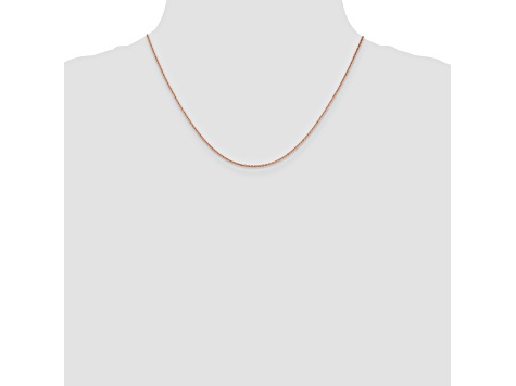 Cable Chain necklace 925 sterling silver, Rose Gold Plated Chain, Gold  Plated Chain 1.00mm