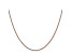 14k Rose Gold 0.9mm Box Link Chain