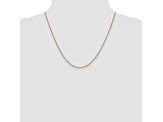 14k Rose Gold 0.9mm Box Link Chain