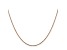 14K Rose Gold 0.7mm Rope Chain