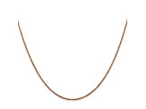 14K Rose Gold 0.7mm Rope Chain