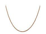 14K Rose Gold 1.1mm Rope Chain