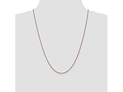 14K Rose Gold 1.7mm Ropa Chain