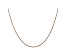 14k Diamond Cut Rose Gold 1.00mm Spiga Chain