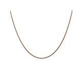 14k Diamond Cut Rose Gold 1.00mm Spiga Chain