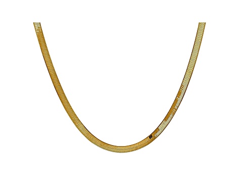 14k Yellow Gold 4.0mm Silky Herringbone Chain
