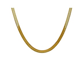 14k Yellow Gold 5.0mm Silky Herringbone Chain