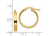 14k Yellow Gold 3mm Small Hoop Earrings