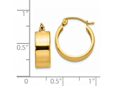 14k Yellow Gold Small Hoop Earrings
