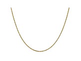 14k Yellow Gold 1.1mm Box Chain 18"