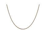 14k Rose Gold 1.1mm Box Link Chain 30"