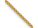 14k Yellow Gold 1.1mm Box Chain 26"