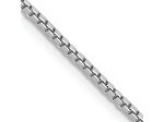 14k White Gold 1.1mm Box Chain 14"