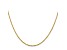 14k Yellow Gold 1.50mm Diamond Cut Rope with Lobster Clasp Chain 30"