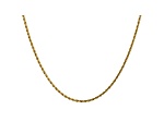 14k Yellow Gold 1.75mm Diamond Cut Rope with Lobster Clasp Chain 22"