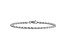 14k White Gold 2.75mm Diamond-cut Rope with Lobster Clasp Chain. Available in sizes 7 or 8 inches