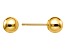 14k Yellow Gold Polished 5mm Ball Post Earrings
