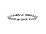 14k White Gold 5.5mm Diamond-cut Rope with Lobster Clasp Chain 8 inches
