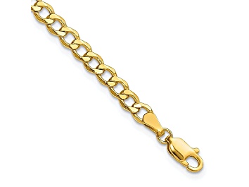 5.5mm 14K Yellow Gold Diamond Cut Hollow Rope Chain Necklace - The Black  Bow Jewelry Company
