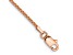 14k Rose Gold 1.0mm Box Chain. Available in sizes 7 or 8 inches