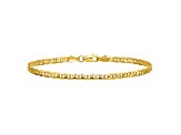 14k Yellow Gold 3mm Concave Mariner Chain