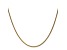 14k Yellow Gold 1.65mm Solid Polished Wheat Chain 16"