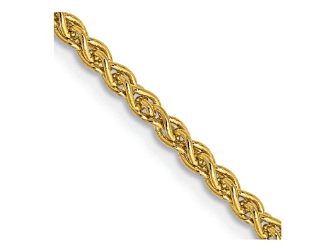 14k Yellow Gold 2.00mm Wheat Chain 20"